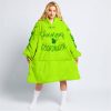 SHENANIGANS COORDINATOR - CUSTOM NAME RACING - FOX RACING - GREEN  - OODIE BLANKET HOODIE