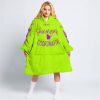 SHENANIGANS COORDINATOR - CUSTOM NAME RACING - FOX RACING - PURPLE - OODIE BLANKET HOODIE