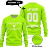 SHENANIGANS COORDINATOR - CUSTOM NAME RACING - FOX RACING - WHITE - SWEATER UGLY