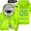 SHENANIGANS COORDINATOR - CUSTOM NAME RACING - ARCTIC-CAT - GREEN - FLEECE ZIP HOODIE