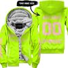JUST BRAAAP IT – CUSTOM NAME RACING – FOX RACING – PINK - FLEECE ZIP HOODIE
