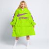 JUST BRAAAP IT – CUSTOM NAME RACING – FOX RACING – PURPLE - OODIE BLANKET HOODIE