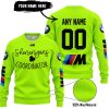 SHENANIGANS COORDINATOR - CUSTOM NAME RACING - BMW - BLACK - SWEATER UGLY