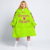 SHENANIGANS COORDINATOR - CUSTOM NAME RACING - CAN-AM - PINK - OODIE BLANKET HOODIE