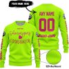 SHENANIGANS COORDINATOR - CUSTOM NAME RACING - CAN-AM - PINK 1 - SWEATER UGLY