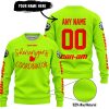 SHENANIGANS COORDINATOR - CUSTOM NAME RACING - CAN-AM - RED - SWEATER UGLY