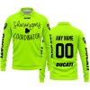 SHENANIGANS COORDINATOR - CUSTOM NAME RACING - DUCATI - BLACK - LONG SLEEVE POLO SHIRT