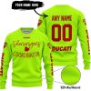 SHENANIGANS COORDINATOR - CUSTOM NAME RACING - DUCATI - RED - SWEATER UGLY