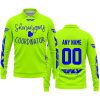 SHENANIGANS COORDINATOR - CUSTOM NAME RACING - FLY RACING - BLUE - LONG SLEEVE POLO SHIRT