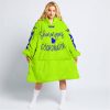 SHENANIGANS COORDINATOR - CUSTOM NAME RACING - FLY RACING - BLUE - OODIE BLANKET HOODIE