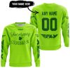 SHENANIGANS COORDINATOR - CUSTOM NAME RACING - FLY RACING - GREEN - SWEATSHIRT