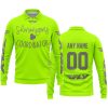 SHENANIGANS COORDINATOR - CUSTOM NAME RACING - FLY RACING - GREY - LONG SLEEVE POLO SHIRT