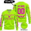 SHENANIGANS COORDINATOR - CUSTOM NAME RACING - FLY RACING - PINK - SWEATER UGLY