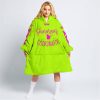 SHENANIGANS COORDINATOR - CUSTOM NAME RACING - FLY RACING - PINK - OODIE BLANKET HOODIE