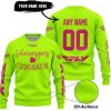 SHENANIGANS COORDINATOR - CUSTOM NAME RACING - FLY RACING - PINK 1 - SWEATER UGLY