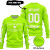 SHENANIGANS COORDINATOR - CUSTOM NAME RACING - FLY RACING - WHITE - SWEATER UGLY