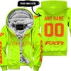 SHENANIGANS COORDINATOR - CUSTOM NAME RACING - FXR - ORANGE - FLEECE ZIP HOODIE