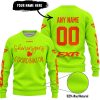 SHENANIGANS COORDINATOR - CUSTOM NAME RACING - FXR - ORANGE - SWEATER UGLY
