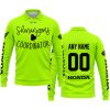 SHENANIGANS COORDINATOR - CUSTOM NAME RACING - HONDA - BLACK - LONG SLEEVE POLO SHIRT