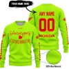SHENANIGANS COORDINATOR - CUSTOM NAME RACING - HONDA - RED - SWEATER UGLY