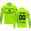 SHENANIGANS COORDINATOR - CUSTOM NAME RACING - HUSQVARNA - BLACK - LONG SLEEVE POLO SHIRT