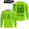SHENANIGANS COORDINATOR - CUSTOM NAME RACING - HUSQVARNA - GREEN - SWEATSHIRT