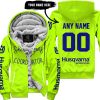 SHENANIGANS COORDINATOR - CUSTOM NAME RACING - HUSQVARNA - NAVY - FLEECE ZIP HOODIE