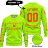 SHENANIGANS COORDINATOR - CUSTOM NAME RACING - HUSQVARNA - ORANGE - SWEATER UGLY