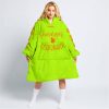 SHENANIGANS COORDINATOR - CUSTOM NAME RACING - HUSQVARNA - ORANGE - OODIE BLANKET HOODIE