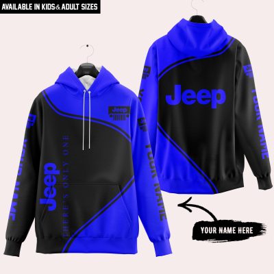 Premium - Custom Name - Jeep - Blue