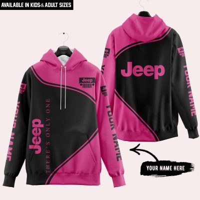 Premium - Custom Name - Jeep - Bright Pink