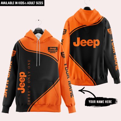 Premium - Custom Name - Jeep - Orange