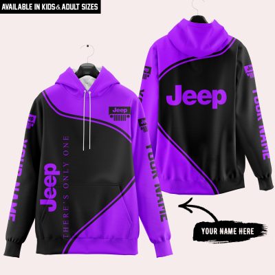 Premium - Custom Name - Jeep - Purple