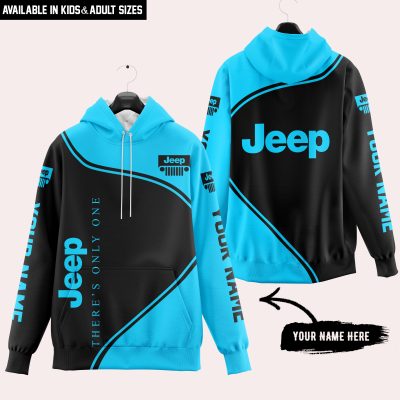Premium - Custom Name - Jeep - Sky Blue