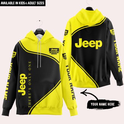 Premium - Custom Name - Jeep - Yellow