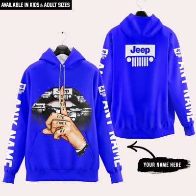 Shut The Fnck Up – Custom Name Jeep – Blue