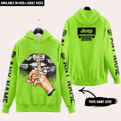 Shut The Fnck Up – Custom Name Jeep – Green