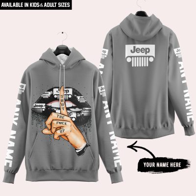 Shut The Fnck Up – Custom Name Jeep – Grey