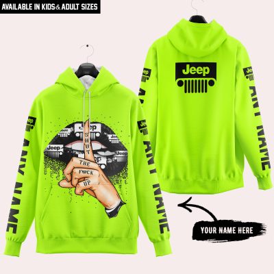 Shut The Fnck Up – Custom Name Jeep – Neon