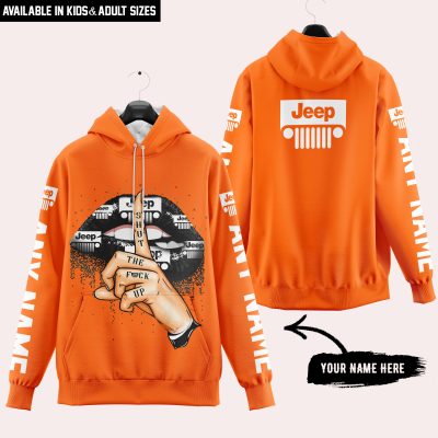 Shut The Fnck Up – Custom Name Jeep – Orange