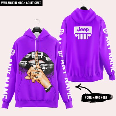 Shut The Fnck Up – Custom Name Jeep – Purple