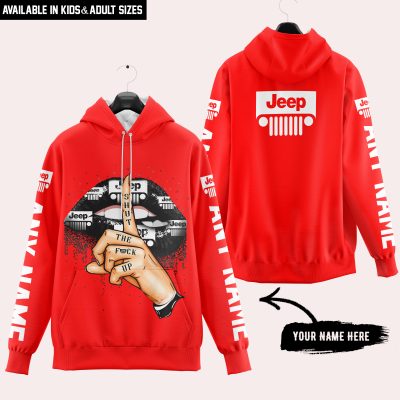 Shut The Fnck Up – Custom Name Jeep – Red