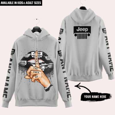 Shut The Fnck Up – Custom Name Jeep – Silver
