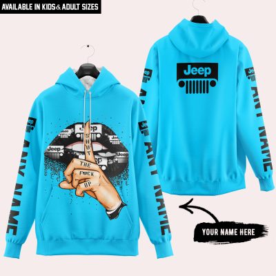 Shut The Fnck Up – Custom Name Jeep – Sky Blue