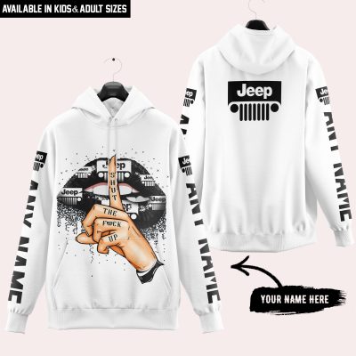 Shut The Fnck Up – Custom Name Jeep – White