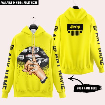 Shut The Fnck Up – Custom Name Jeep – Yellow