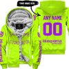 SHENANIGANS COORDINATOR - CUSTOM NAME RACING - HUSQVARNA - PURPLE - FLEECE ZIP HOODIE