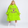 SHENANIGANS COORDINATOR - CUSTOM NAME RACING - HUSQVARNA - PURPLE - OODIE BLANKET HOODIE