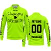 SHENANIGANS COORDINATOR - CUSTOM NAME RACING - KAWASAKI - BLACK - LONG SLEEVE POLO SHIRT