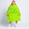 SHENANIGANS COORDINATOR - CUSTOM NAME RACING - MONSTER ENERGY - GREEN - OODIE BLANKET HOODIE